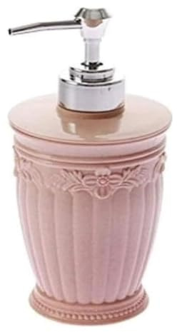 Dispensador de jabón, Dosificador de Jabón, Botella de desinfectante de Manos Recargable, dispensador for Ducha de baño y Cocina(Light Red,A)