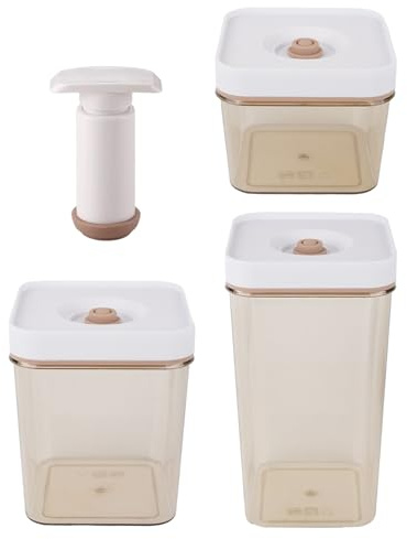 Duvcoywae Envases al Vacío, Caja Hermética De Almacenamiento Para Comida, Recipiente Airtight Resistente al Calor para Despensa Cocina Restaurante y Preparación de Comidas