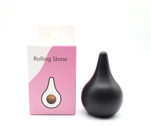 QUXVUIS Rodillo absorbente de aceite Facial, Control de grasa piedra, barra rodante para la cara, absorbente, frente, mejilla, absorción mano, Negro