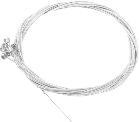 GLEAVI 6 Stück Teiliges Versilbertes Gitarrensaiten set für Klassische Akustikgitarren Rostbeständig Langlebig Optimiert für Klangqualität Einfacher Saitenwechsel für Einsteiger