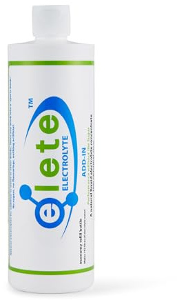elete Electrolytes | Hydration Drops | Rehydration Drink | Trace Mineral Drops | Recovery | Sports Drink | 480ml Team Refill Bottle | Makes 192 litres | Zero Calories | Zero Sugar