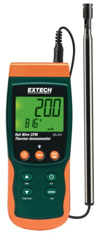 Extech SDL350 Hot Wire Thermo-Anemometer and Datalogger