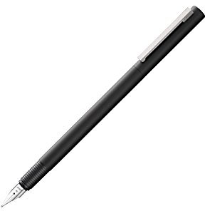 Lamy cp1 schwarz matt mittlere Feder – M geliefert mit einer Kartusche Test T10 blau
