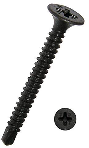 Dresselhaus 0/6540/091/3,5/45/ /01 Gipsplattenschrauben mit Bohr- spitze, Trompetenkopf-H , 3,5 x 45, phosphatiert, 1000 Stück