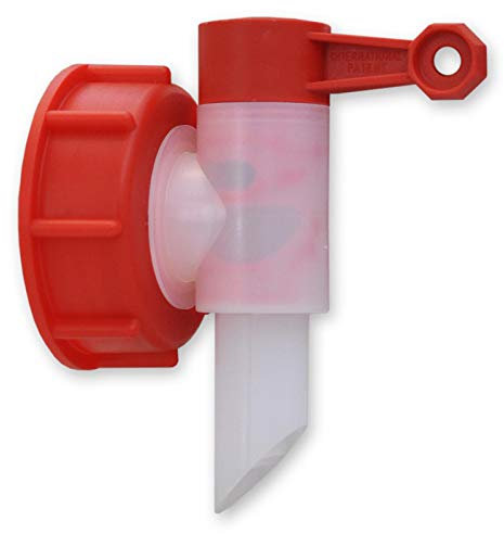 Addinol - Tappo di chiusura con rubinetto di scarico (beccuccio, erogatore a spina), per taniche grandi come ad esempio i fusti da 20 l