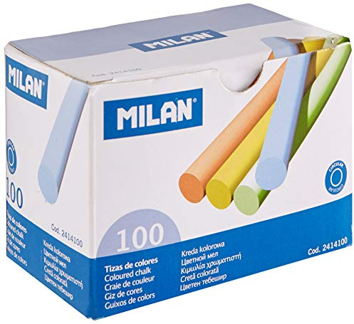 MILAN Gesso C/100 COLORI ASSORTIVI LIBERO TUTTO TIPO ALLERGENI (2414100)