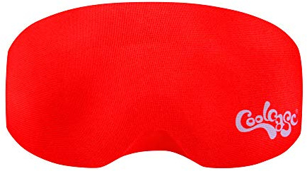 Coolcasc Coolmasc Ski Goggle Cover – Microfibre Goggle Sock & Lens Cleaning Cloth, Protective Elastic Sleeve for Helmet & Skiing, One Size