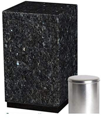 Labrador - Granit - Urne funéraire - Granit - Noir - 18 x 18 x 30 cm