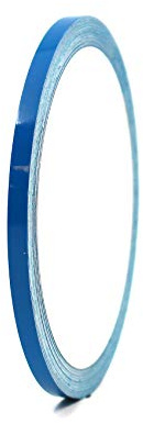 Finest Folia 10 Meter (0,79€/Meter) Zierstreifen Auto Motorrad Boot Modellbau Farbauswahl Dekorstreifen Seitenstreifen Klebestreifen (Verkehrsblau, 3mm Breite)