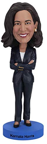 Royal Bobbles Kamala Harris Bobblehead, Premium Polyresin Lifelike Figure, Unique Serial Number, Exquisite Detail