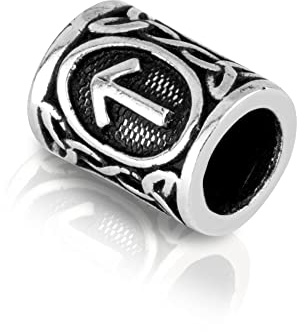 NKlaus TIWAZ - 925 Sterling Silber Futhark Bartperle Germanisch Keltisch Wikinger 3576