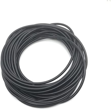 1 Meter, ID 2, 3, 4, 5, 6, 7, 8, 9, 10, 12 mm, Silikonschlauch, flexibler Gummischlauch, Softdrink-Rohr, Wasseranschluss, schwarz, 1 m, AD 8 x ID 5 mm