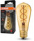 OSRAM VINTAGE 1906 Lámpara LED de filamento dorado hecha de vidrio en forma de Edison, enchufe E27, 300 lúmenes, reemplazo de 28w, blanco muy cálido casi como la luz de las velas (2000k), Dimmable