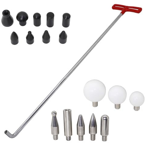 Qurygin Outil Débosselage Carrosserie Voiture – Outils Professionnels De Débosselage De Voiture, Débosselage Stable avec Une Dureté Élevée Et Une Prise Confortable, Kit De Débosselage Antidérapant