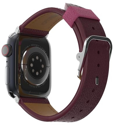 Otterbox Symmetry Cactus Leather Band pour Apple Watch 40/41/42mm, Rose | Bracelet de rechange doux au toucher durable pour Apple Watch