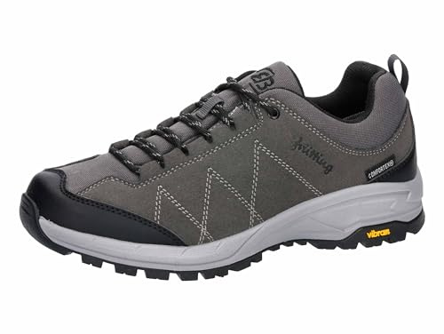 Brütting Unisex Kansas trekkingskor, grå/svart, 42 EU, grå svart, 42 EU