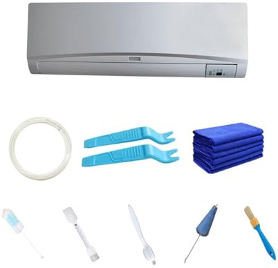 Kit di pulizia per climatizzatore split - Detergente per bobina AC, strumento di manutenzione split | Set per la pulizia del condizionatore d'aria, soluzione di pulizia divisa facile da usare, pulizia