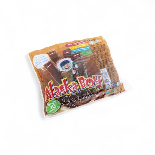 Alaska Boy Cola Wassereis | Stangeneis Vegan 10 x 50ml | f??r den Sommer, Eis zum Lutschen & genie? en (1er Pack)