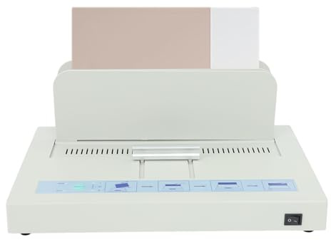 Thermal Binding Machine,110V Hot Glue Binding Machine, Electric Book Binder A4 Document Contract Heat Binder, Max 50mm Binding Thickness for Copy Stores, Homes