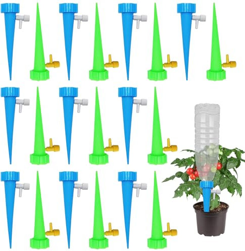 20 Stück Automatische BewäSserung Set, BewäSserungssystem Balkon, BewäSserungssystem Garten, BlumenbewäSserungssy Urlaub, PflanzenbewäSserung, Zimmerpflanzen,für Pflanzen Im Innen und AußEnbereich