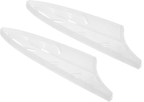 PATIKIL Fodere Di Sicurezza In ABS Per Coltello Da 3.5, Fodero Universale Protettivo Per Lame Da Taglio Per Cucina, Bianco, 9.6 cm L, Confezione Da 2