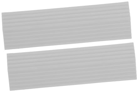 Gogogmee 2pièces Rampe De Seuil pour Robot Aspirateur Gris Rampe Entrée Légère Et Portable pour Domicile Montée Antidérapante pour Seuils Et Petites Marches