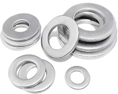 Arandela plana grande de acero inoxidable 304, junta metálica DIN9021 M1.6/2/2.5/3/4/5/6/8-22(M6x20x1.5 x10pcs)
