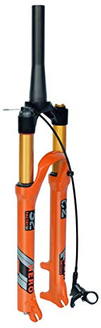 LHHL MTB Forcelle Ammortizzate Bici 26 27,5 29 Po Freno A Disco Forcella A Sgancio Rapido Forcelle Biciclette Cono Tubo 1-1/2 Corsa 100mm Blocco Manuale/Remoto(Cone RL,29)