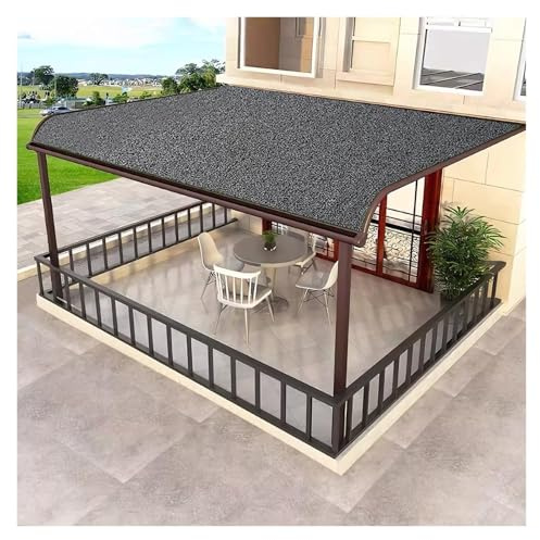 FENNIDICE PVC Insulation & Dampening Sound-Absorbing Pads, 3-32 FT Wire Loop AC Drip Cushion Noise Reducing Canopy for Indoor & Outdoor(Grey W 1.8m/5.9',L 27ft/8.2m)