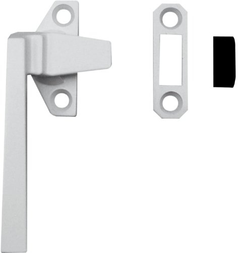 Prime-Line H 3820 Left-Handed, White, Casement Locking Handle with Offset Base (Single Pack)
