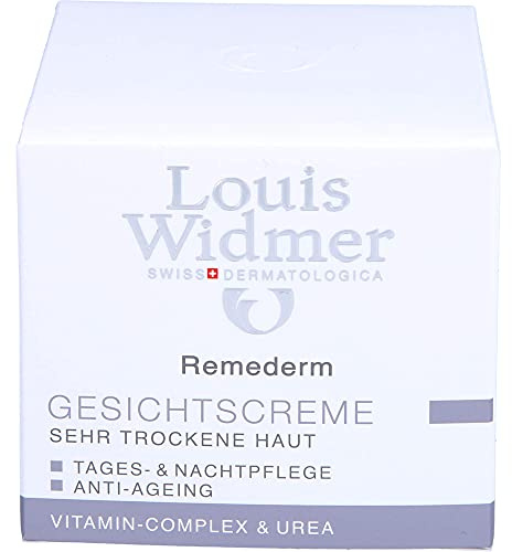 Louis Widmer Remederm Gesichtscreme Tages- und Nachtpflege, 50 ml Creme