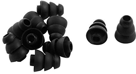 sourcing map 10 Pcs Silikon 4mm Od.Triangel Flansch Gehörschutzstöpsel Hörschutz Ohrstöpsel de
