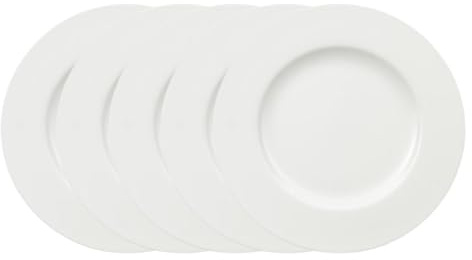 Villeroy & Boch 10-4412-2630 Royal Speiseteller, Porzellan, Weiß, 29.20 x 29.20 x 8.5 cm, 6 Einheiten