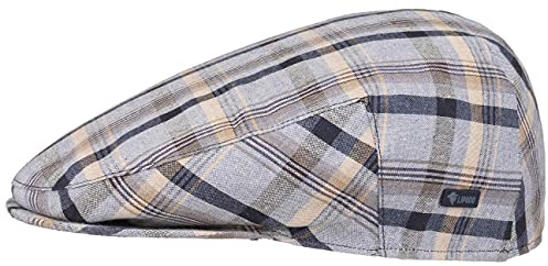 LIPODO Inglese Coppola Regular Fit Quadri Multicolore Made in Italy Unisex Primavera Estate