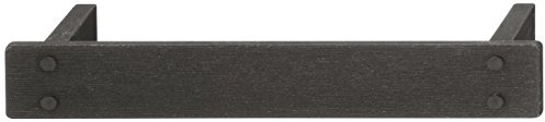 Gedotec Moderner Design Schubladengriff Vintage Küchengriff schwarz Möbelgriff Antik - H10116 | Bohrabstand 128 mm | Landhaus-Griff Stahl schwarz used-look | 1 Stück - Schrankgriff Küche - Bügelgriffe