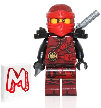 LEGO NinjaGo Minifigure - Kai (Hands of Time with Black Armor and Samurai Sword) 70627