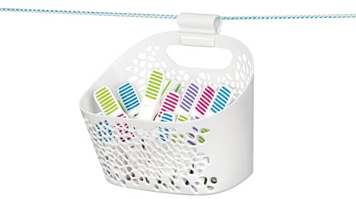 Tescoma 900724 Cleankit Pinces à linge avec panier Multicolore 7 x 4 cm 1 pièce