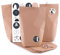 pajoma Calendario de Adviento para Rellenar Sweety 24 Bolsas de Papel de estraza marrón, Bolsas de Regalo, Navidad, Calendario de Navidad, Juego de Manualidades, Incluye Pegatinas de números y Pinzas