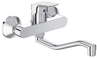 Ideal Standard B5128AA Ceraflex Miscelatore Cucina monocomando a parete per lavello, cromato