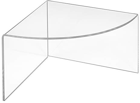 Zeigis - Dekopodest/Acrylpodest 150x100x150mm aus transparentem Acrylglas | Kein vergilben / UV-beständig, als Acrylpodest zu Dekozwecken in Vitrine, Regal und Schaufenster oder DIY + Modellbau