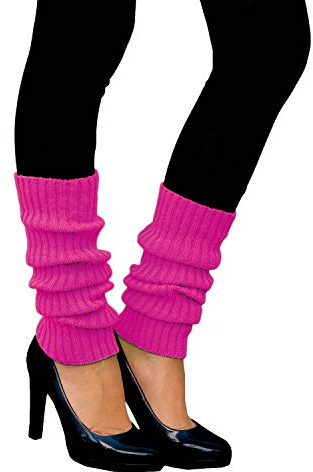 Oblique Unique® Sexy Damen Bein Stulpen Neon Strümpfe für 80er Jahre 80s Motto Party Fasching Karneval Tanzen Aerobic Kostüm Accessoires - Farbe wählbar