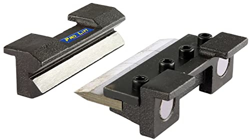 Pro-Lift-Werkzeuge Abkantbacken Biegebacken 100 mm mit Magnet Winkel-Bieger manuell Blechbiegearbeiten Schraubstock Schonbacken
