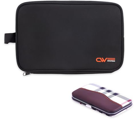 Durable Large Capacity Waterproof Multiple Compartment Toiletry Bag, Compact Travel Wash Bag & 7 Piece Manicure Set Included, Men’s Bathroom Personal Care Accessory, Women’s Vanity Cosmetic Pouch