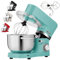 Arebos Impastatrice Robot da Cucina 1500W | Azzurro | Con 2 ciotole di miscelazione 4,5L + 5,5L | Multifunzione Impastatore Planetario con Ganci, Frullare | 6 Velocità con Impulso Regolabile