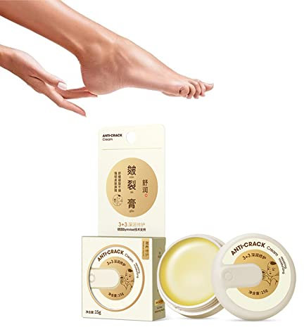 Rissfeste Creme für die Winterhaut,Rissige Hautreparaturcreme,Feuchtigkeitsspendende Anti-Cracking-Fuß- und Handcreme,Fersenbalsam feuchtigkeitsspendend,Fußpflegecreme,Anti-Cracking-wintercreme