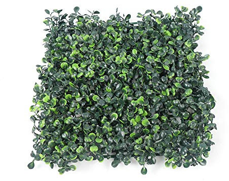 panfudongk Lot de 48 haies de buis artificielles pour l'extérieur - Intimité et résistant aux UV - 25 x 25 cm