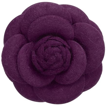 PATIKIL Camellia Blumenbroschen, Vintage Stoffblumenbroschen handgefertigte florale Anstecknadeln für Damen Hut Kleid Hemd Krawatte