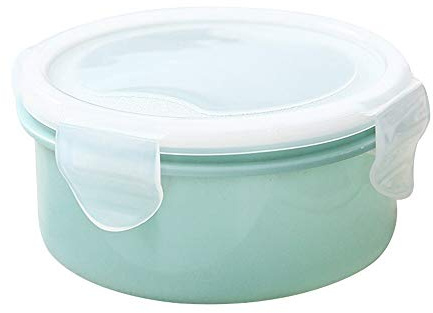 Scatole Lunc Piccola Scatola Lunc Scatola portaoggetti per Frigorifero per Alimenti Mini stoviglie Rotonde in plastica Contenitore Portatile per Alimenti da Picnic Luncbox