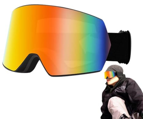 Snöskidglasögon,Snowboardglasögon | Skid-/snowboardglasögon | Vindtäta dubbellagers skidglasögon Snowboardglasögon för män, kvinnor, vuxen, ungdomar