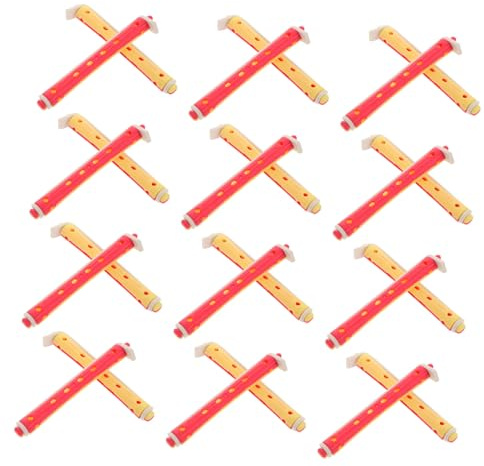 Healvian 24 Pezzi Rulli Per Permanente Freddo Set Di Rulli in Plastica Per Arricciare Capelli Corti e Lunghi Accessori Per Styling Fai Da Te Senza Calore